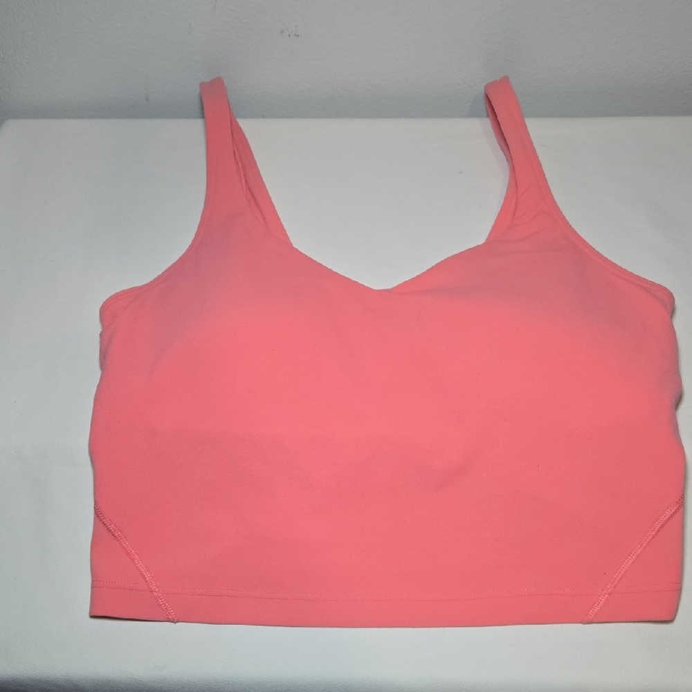 Lululemon Vibrant Pink Sleeveless Crop Top